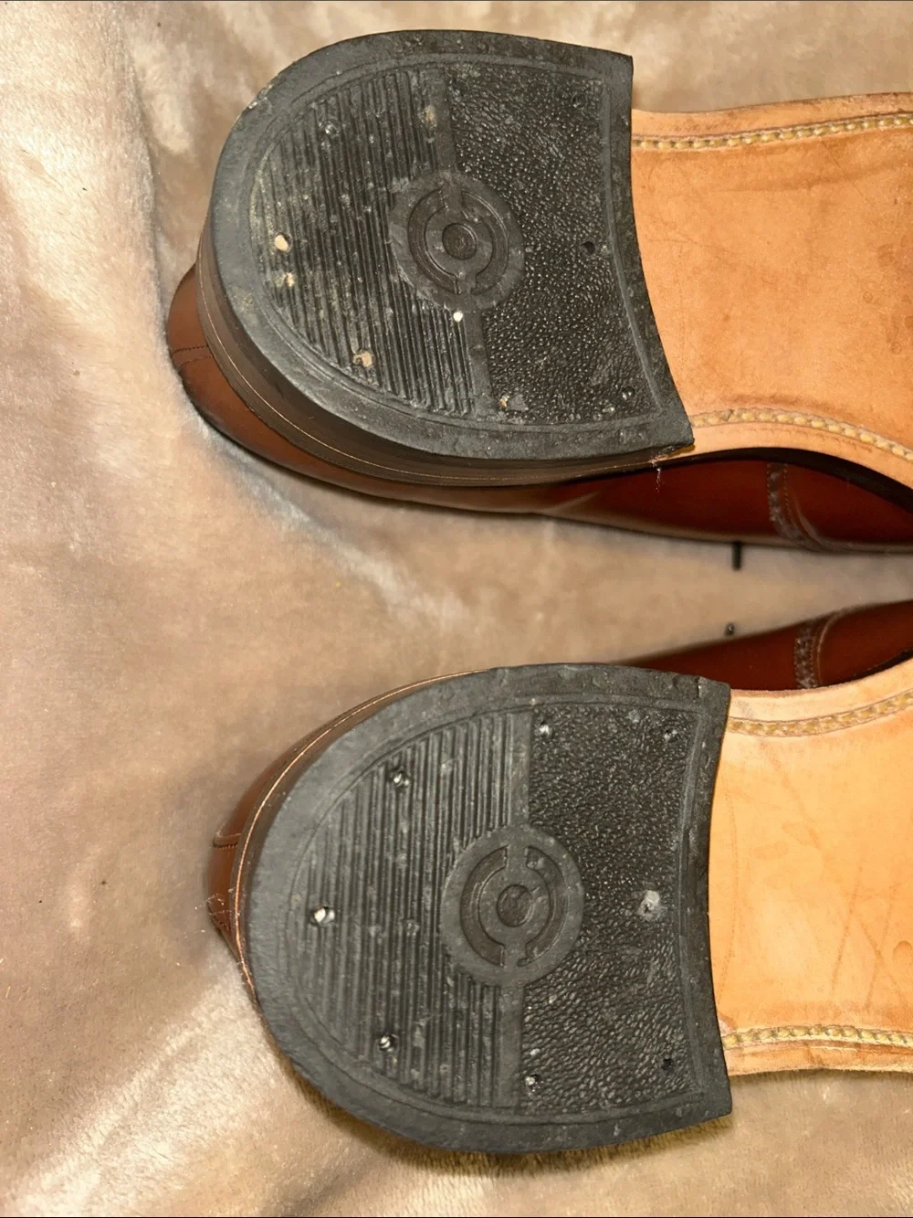 Loake polished brown